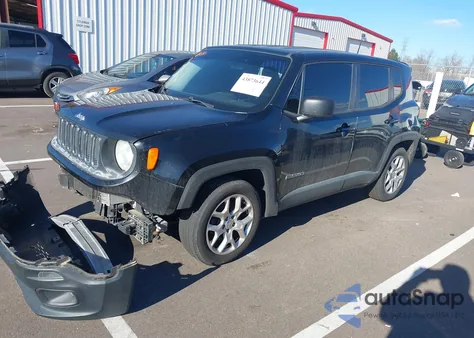 2016 Jeep Renegade Sport z USA, uszkodzony, nr VIN ZACCJAAT0GPD92832